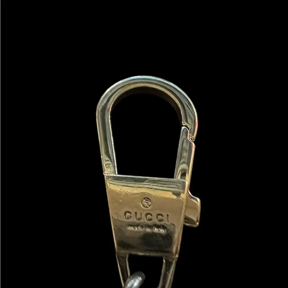 Gucci Silver Equestrian Key Holder or Bag Charm